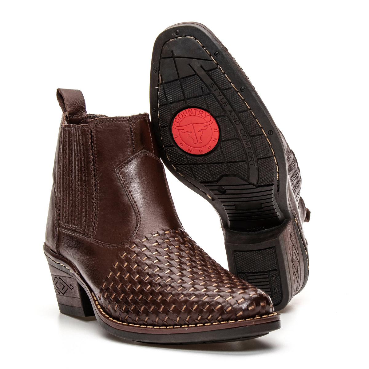 Bota Couro Country TEX Giacco