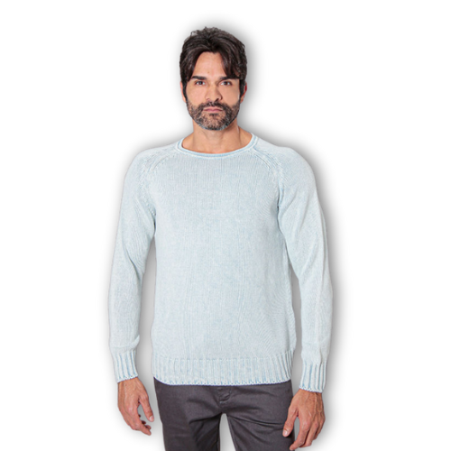Suéter Tricot Raglan Gola O
